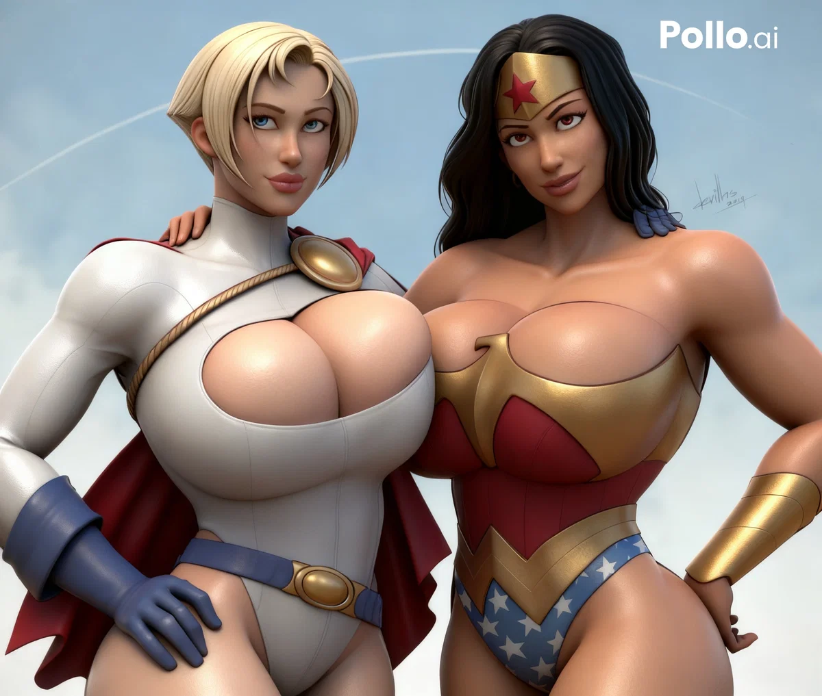 Avatar of Wonder Woman and Power Girl