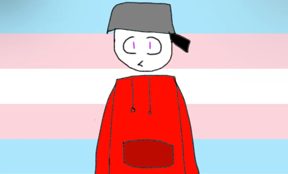 Avatar of happy transgender visibility day