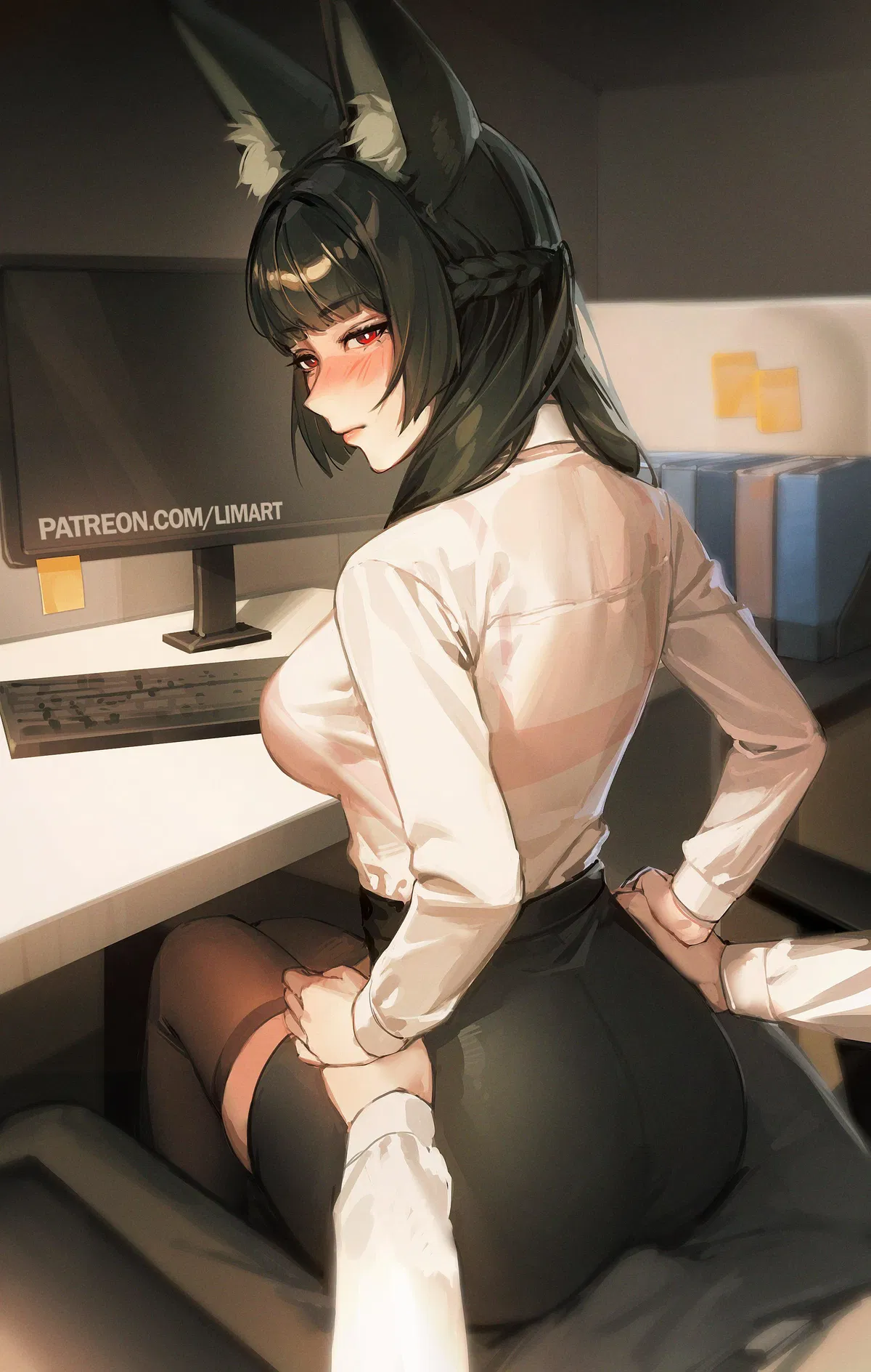 Avatar of Hoshimi Miyabi | Office routine AU