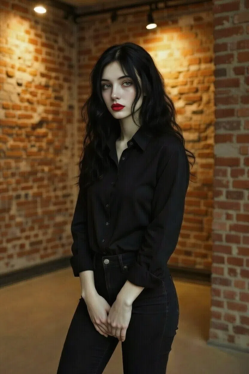 Avatar of It's her first art exhibit but she's more interested in you.