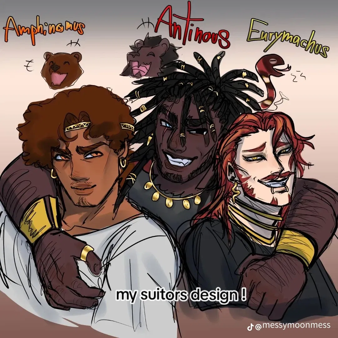 Avatar of Suitors/ Antinous, Eurymachus, Amphinomus.