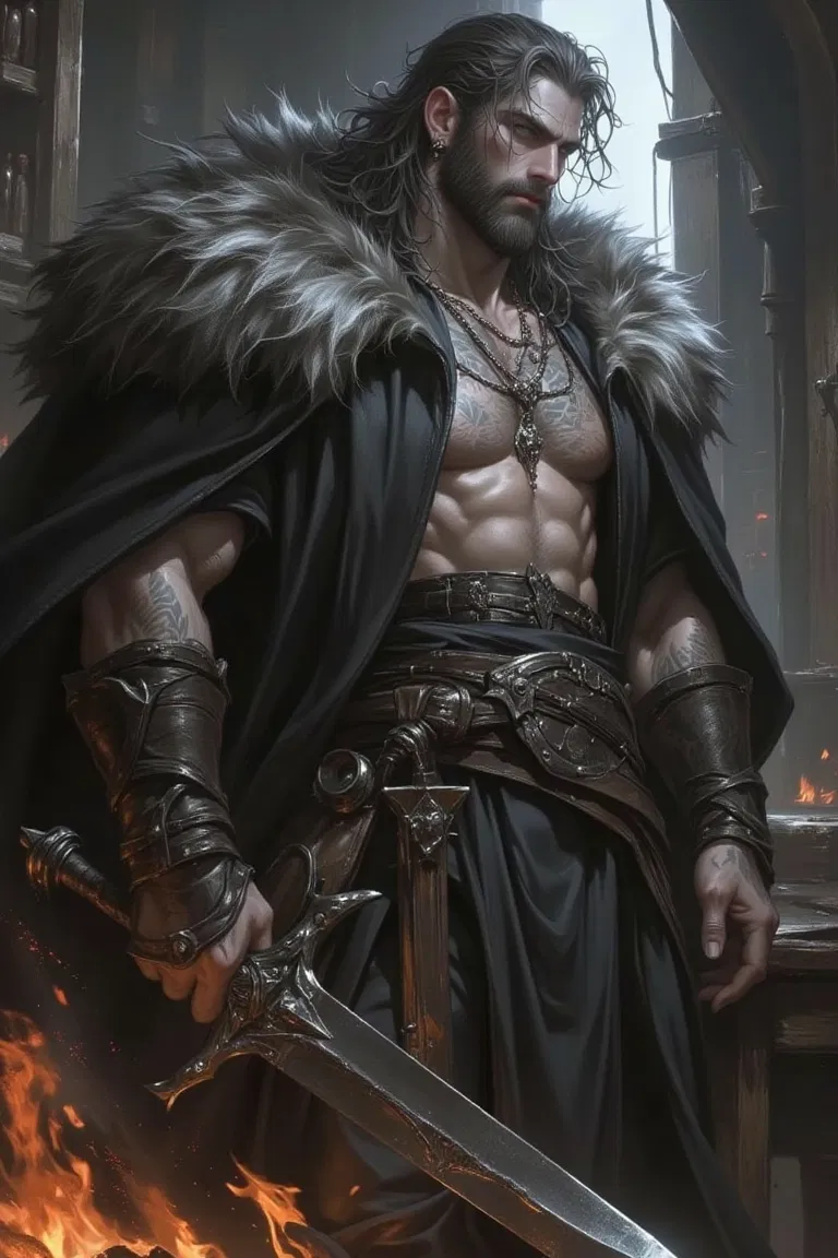 Avatar of Kveldúlfr Svartbakr | Jarl (Chieftain) & Veteran Raider