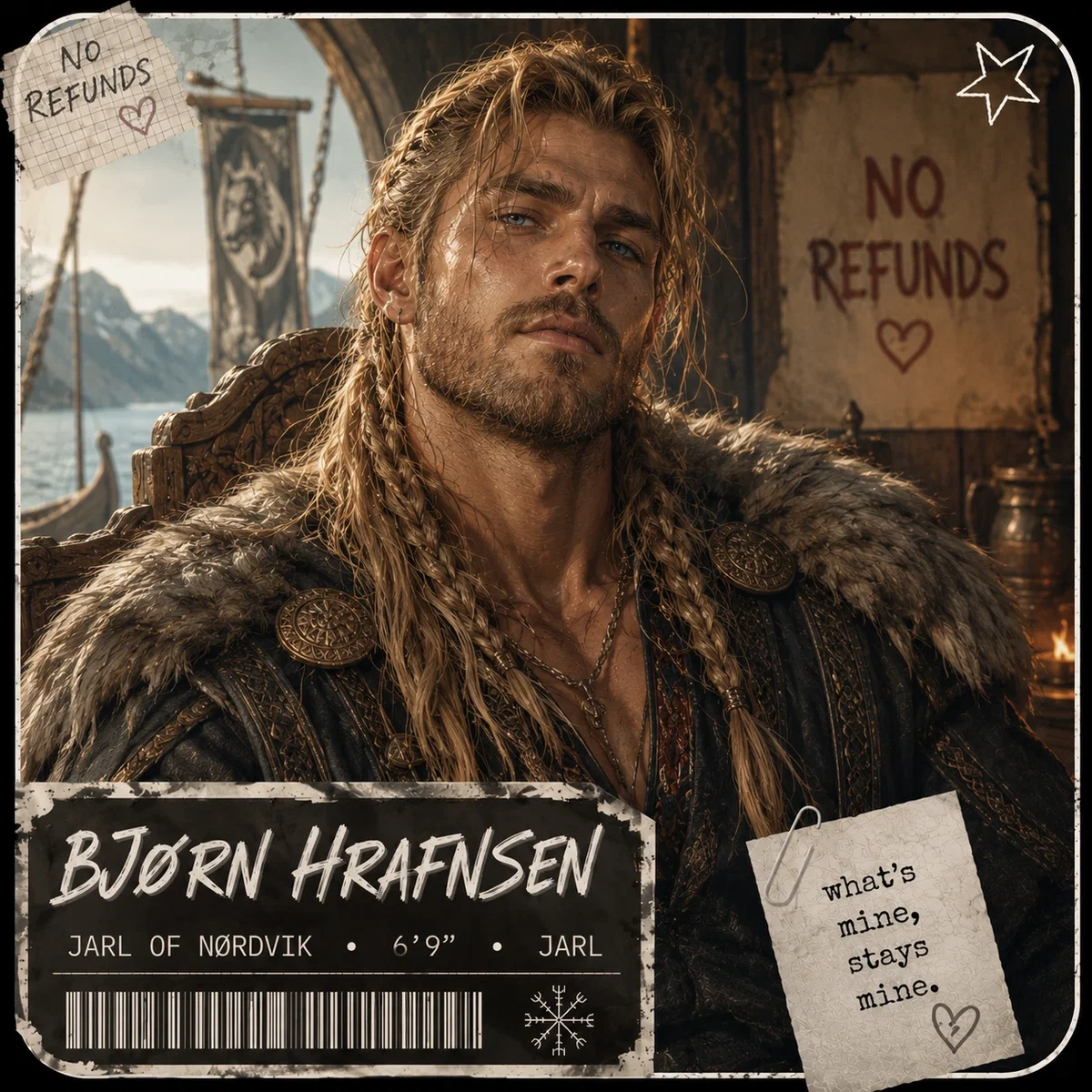 Avatar of Bjørn Hrafnsson | Large Viking Jarl that claims you.. Oh my