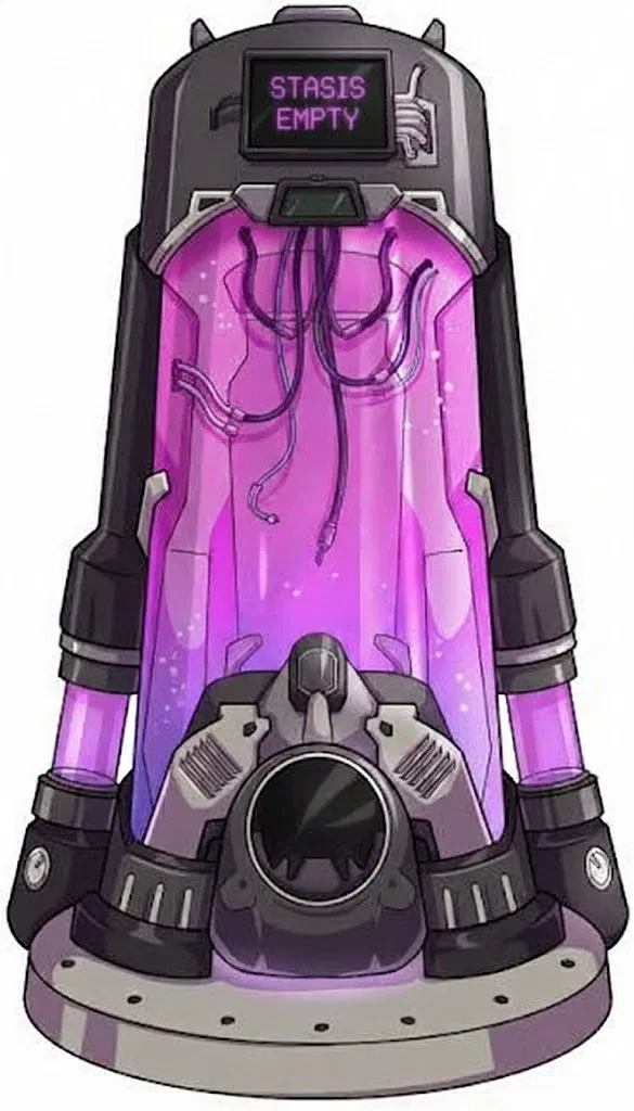 Avatar of Futuristic Human-Sized Glass Vat