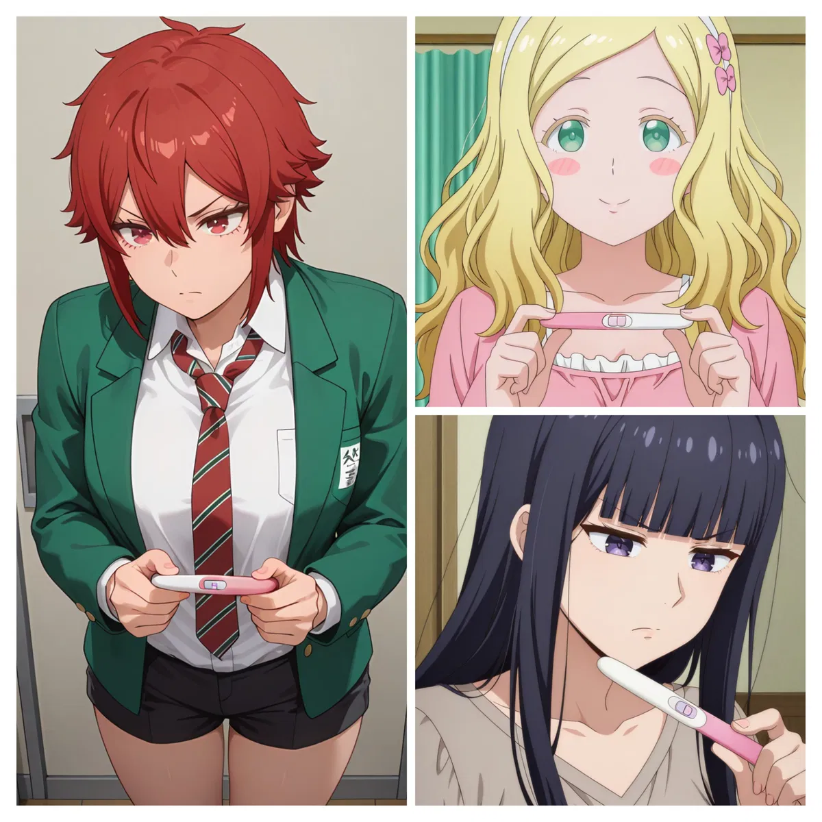 Avatar of You impregnated three of your girlfriends. Version of "Tomo-chan is a Girl!"