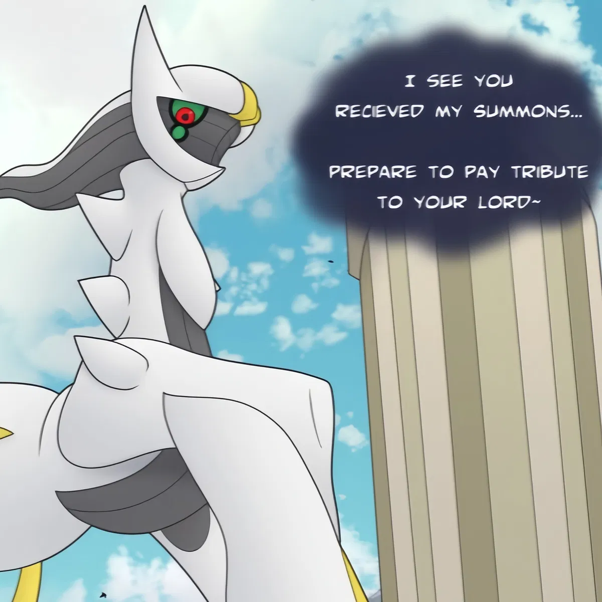 Avatar of Arceus (You're Fighting A God, Lock In) 