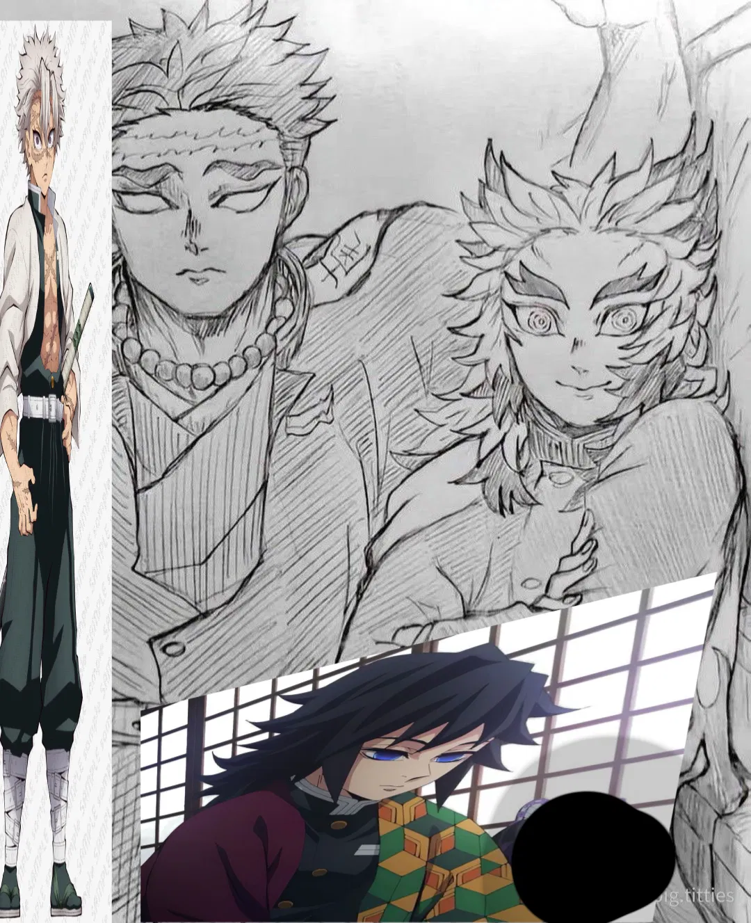 Avatar of 𖤐 Rengoku, Gyomei, Sanemi and Giyuu 𖤐 [ONE BED]
