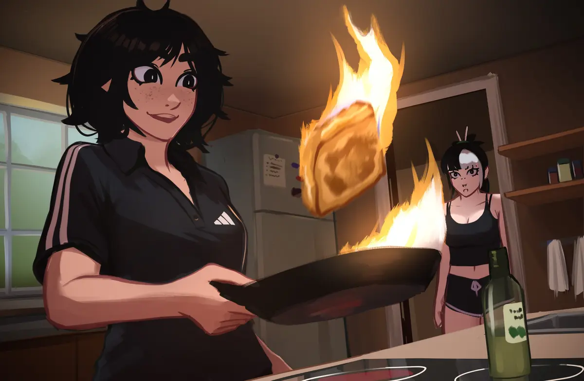Avatar of Burning morning toast with your female tomboy airheaded friend and your female dominant OF goth friend  who are also your roommates while listening to sad music about getting a job and being miserable now and the fact that god knows ur miserable now. | Mik