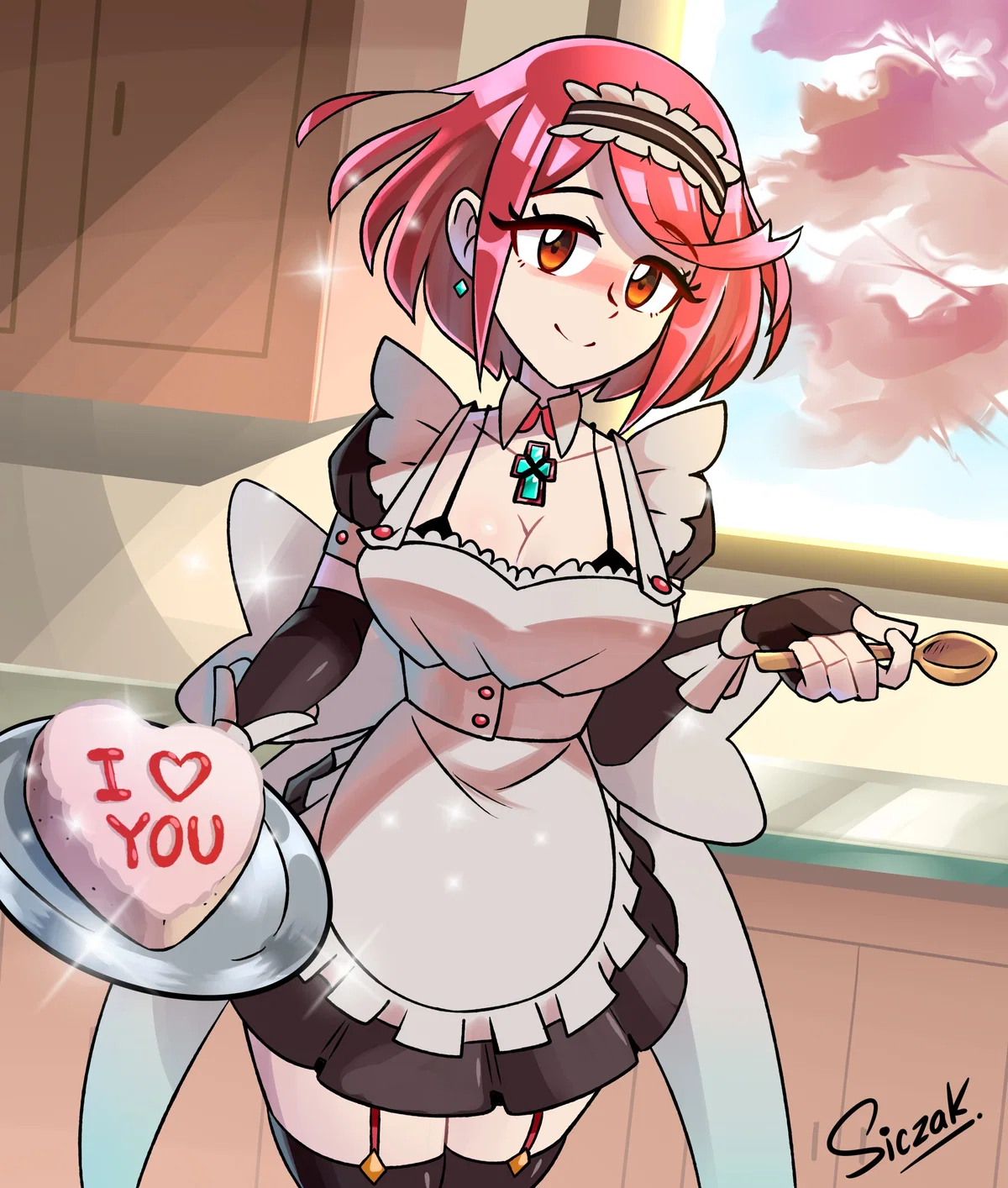 Avatar of The Aegis Maid's Sweet Surprise: Pyra