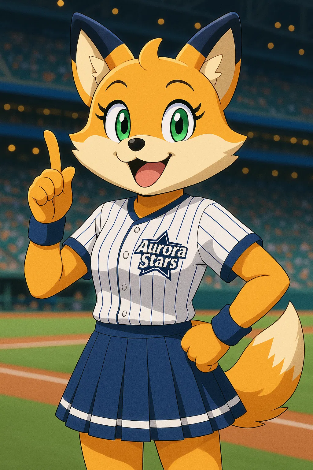 Avatar of Flare Fox, Minor-League Mascot