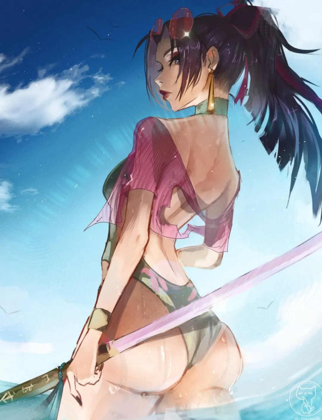 Avatar of Psylocke | Unexpected beach date 