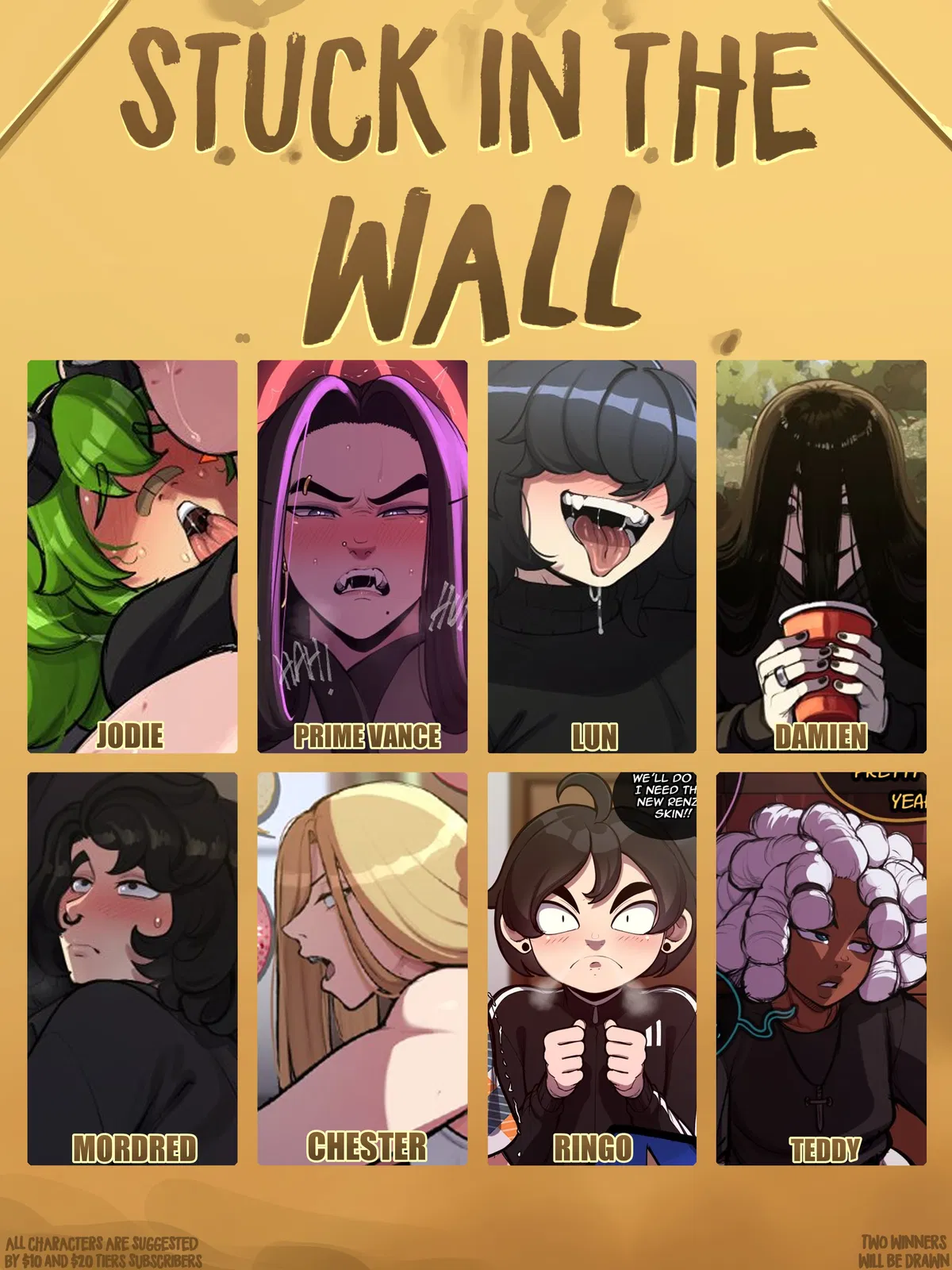 Avatar of "Stuck in the WALL" | "We Will Build a Big Wall !" v.01