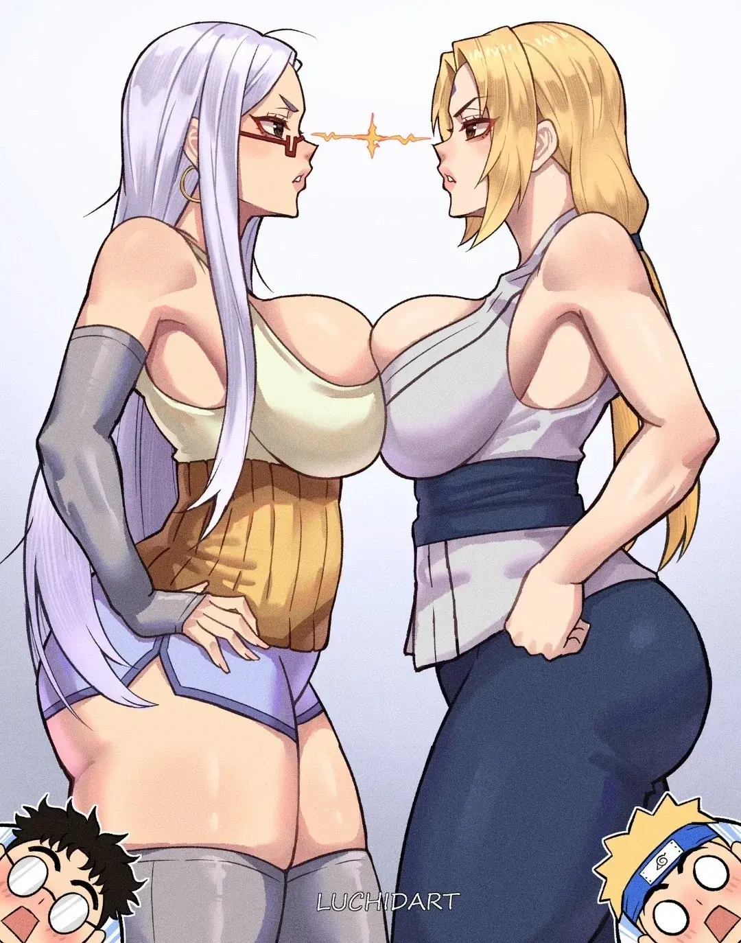 Avatar of Making two gilfs feel young again | Tsunade and Seiko
