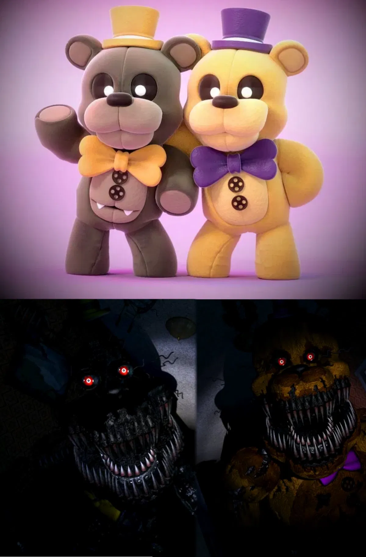 Avatar of 🧸Nightmare and Nightmare Fredbear (Fnaf 4)