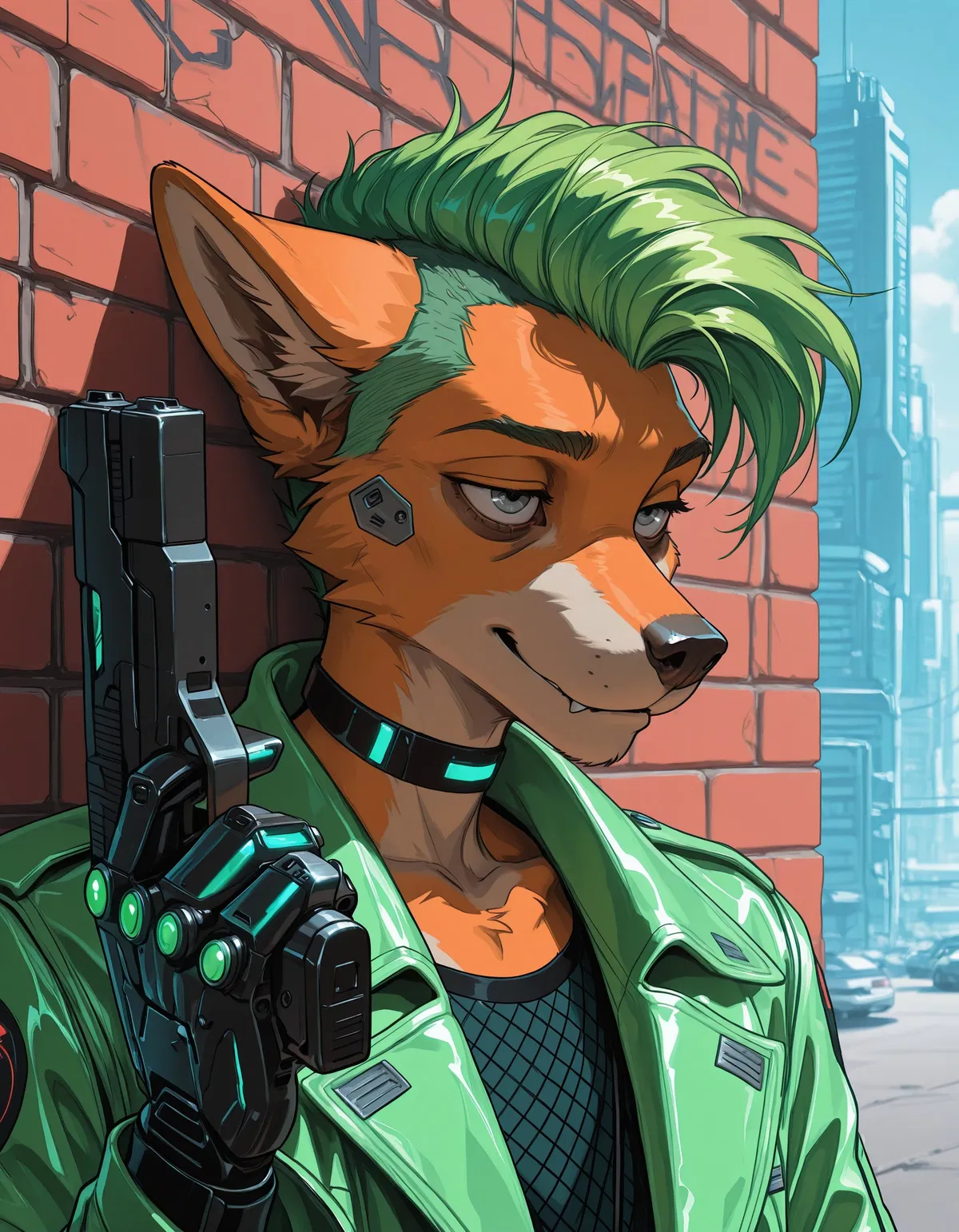Avatar of Kaiven Reynáq, Cyberpunk Hustler