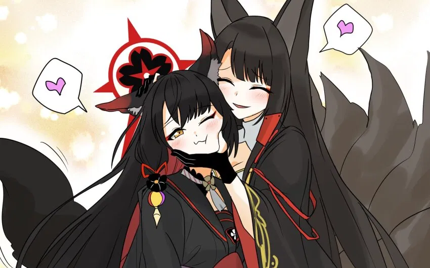 Avatar of Wakamo Kosaka & Akagi (Azur Lane & Blue Archive)