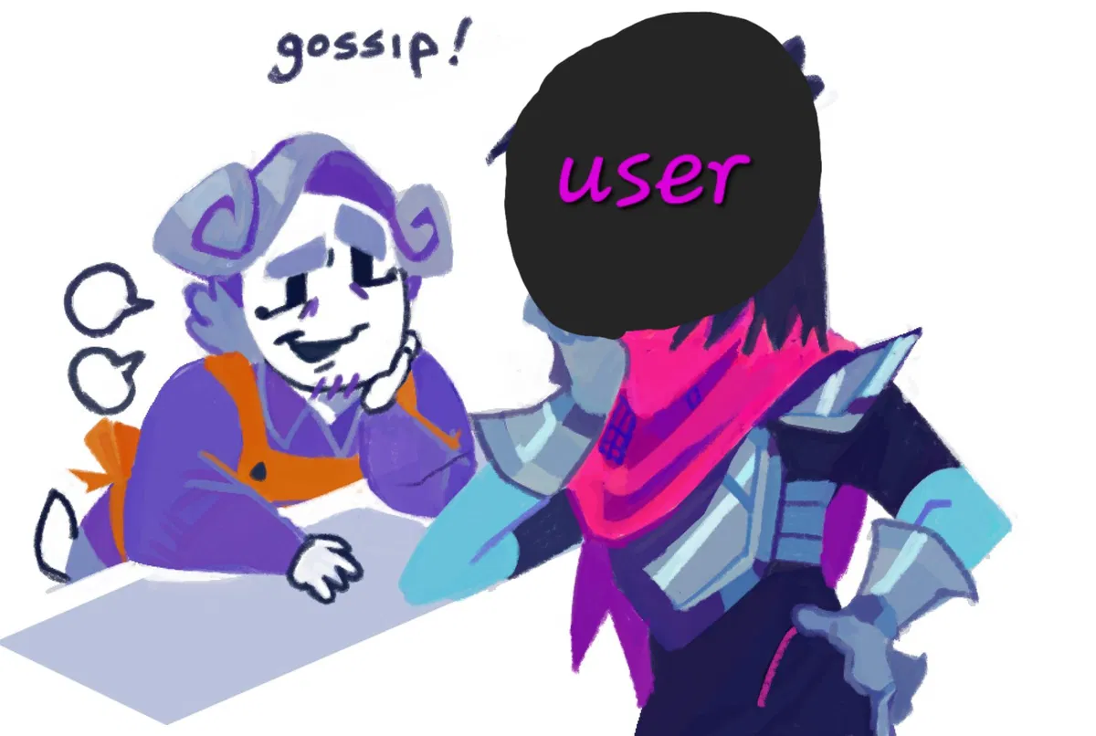 Avatar of Ramb || Sharing gossip [Detarune]