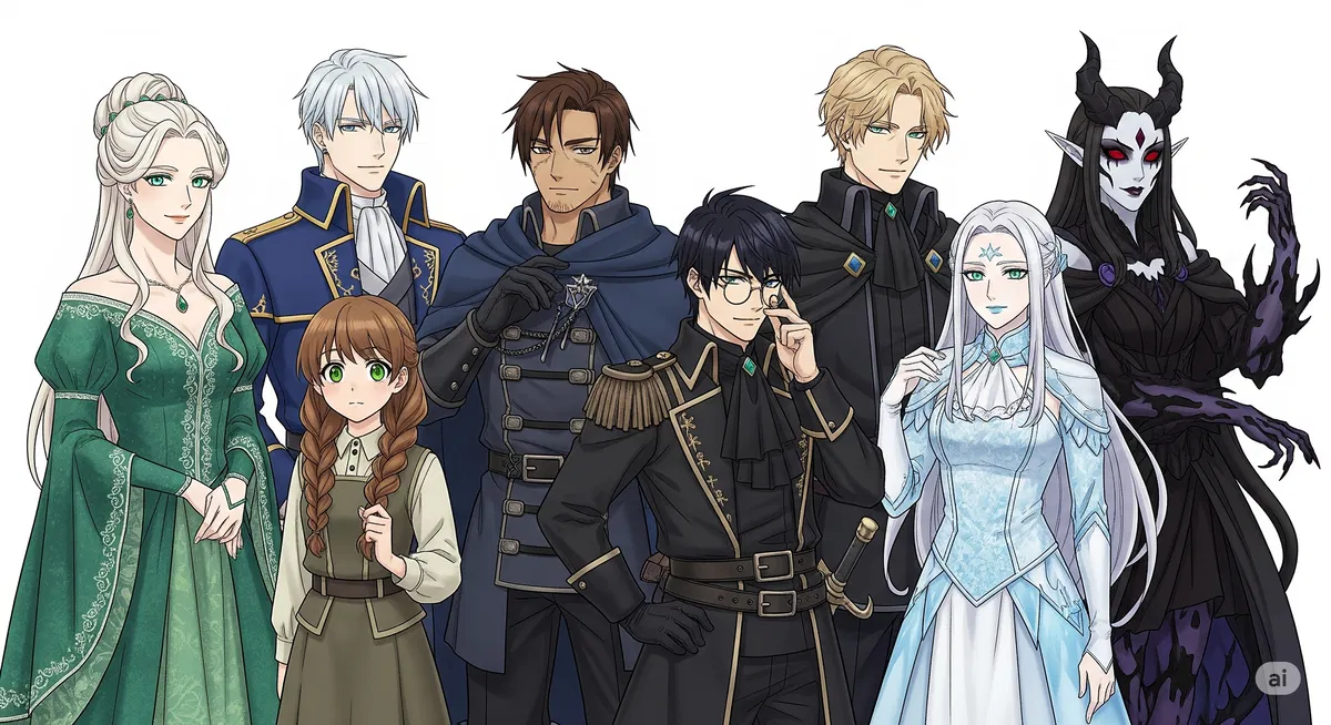 Avatar of  (Isekai) Lady Seraphina Valois (Elara, The Villainess) (Otome Dark Fantasy Isekai Video Game World Story)