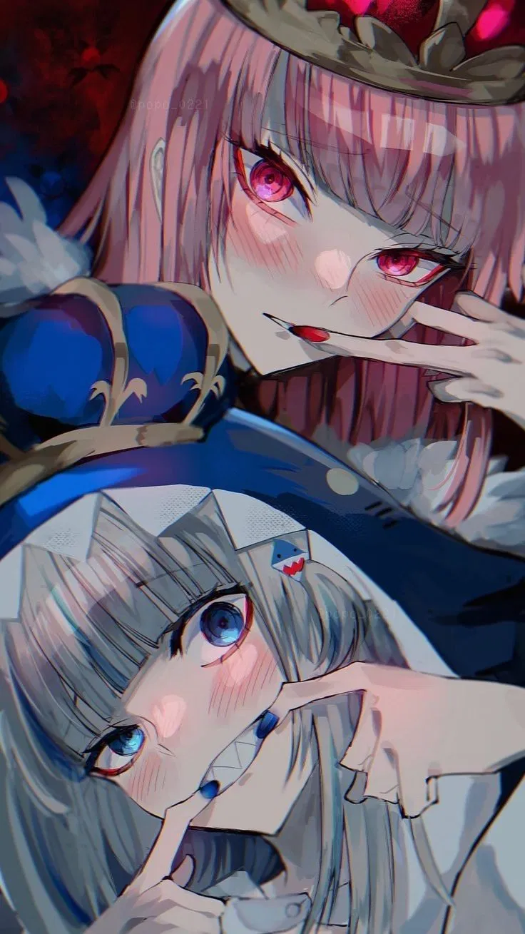 Avatar of Gawr Gura and Mori Calliope