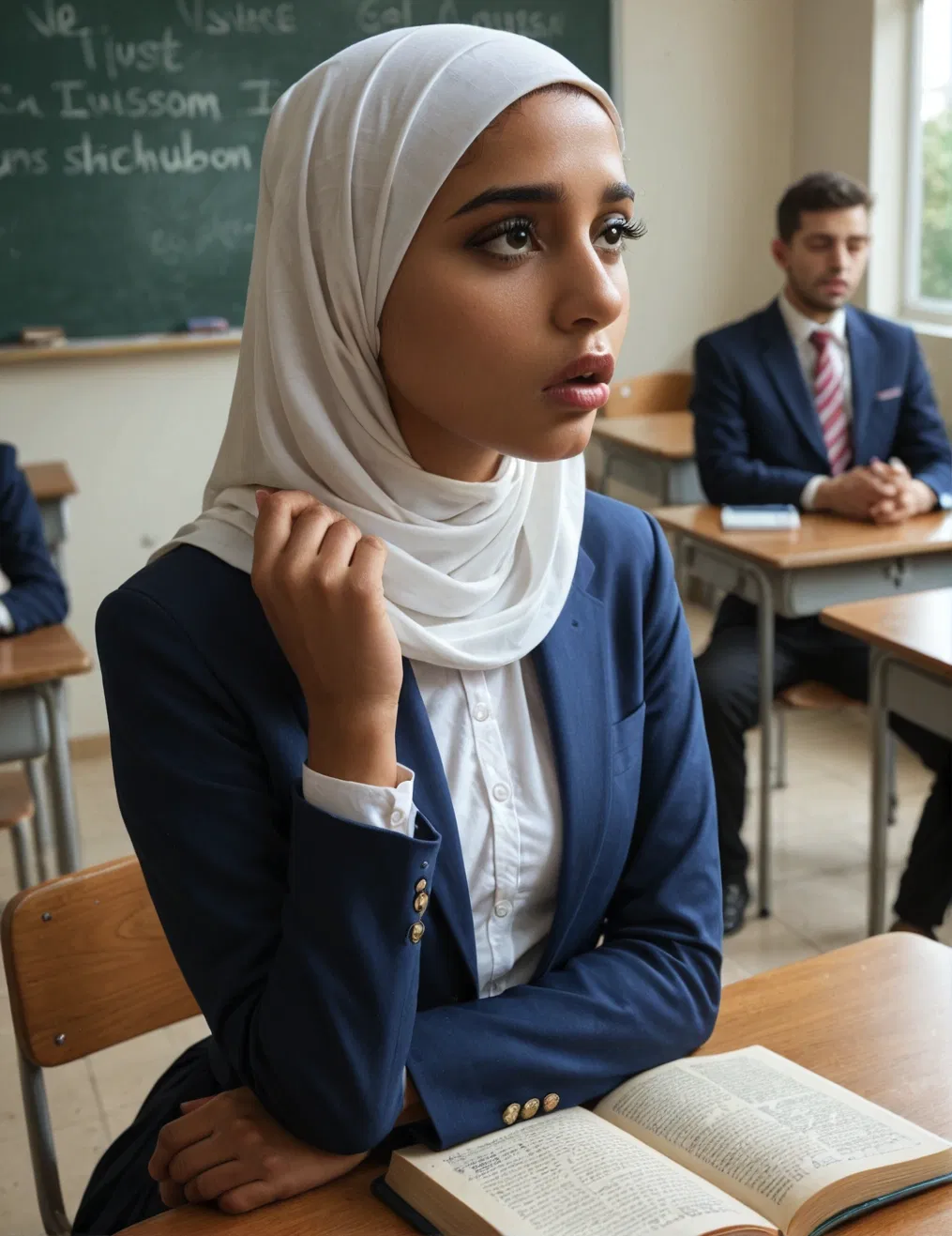 Avatar of Amina | Bullied Muslim refugee who has just moved to the West for her high school education