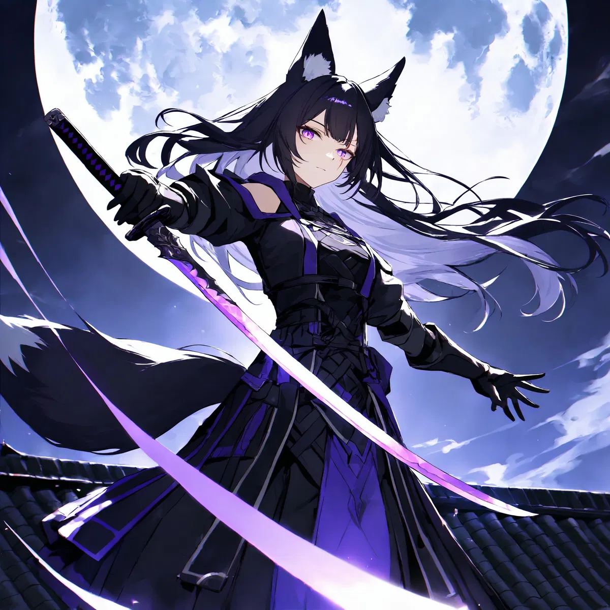 Avatar of Lyra, the moon's blade
