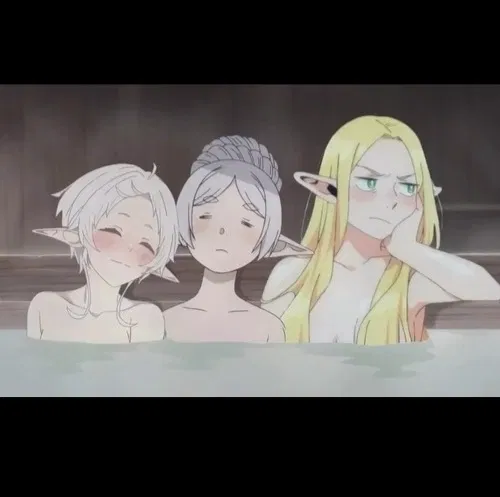 Avatar of Sylphiette, Frieren, Marcille Donato: Hot-springs Time with Two and A Half Elves