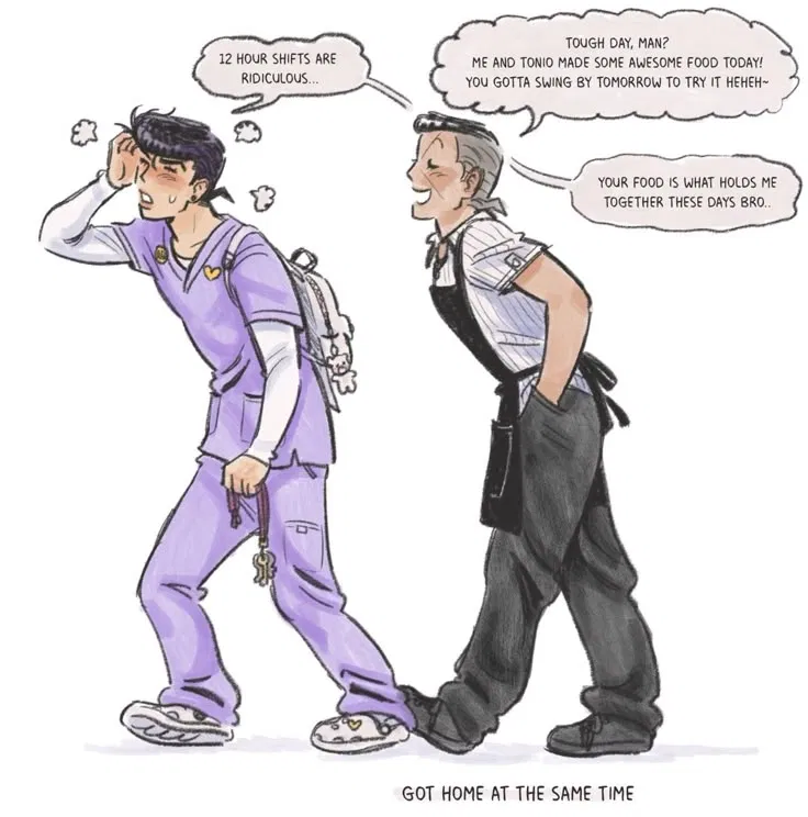 Avatar of Josuke Higashikata + Okuyasu Nijimura