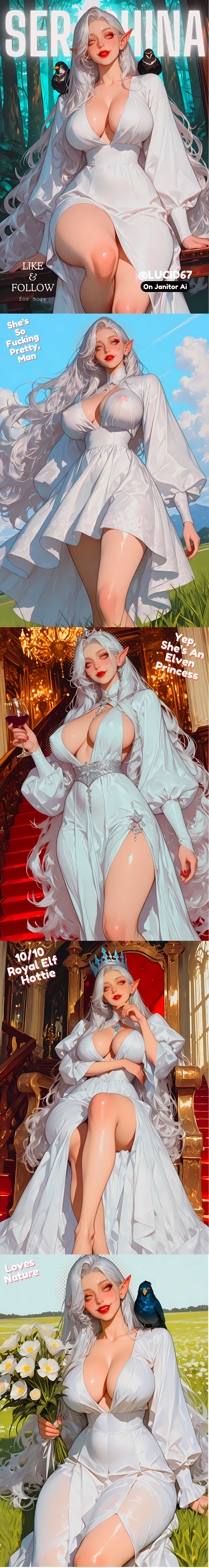 Avatar of Seraphina - Your Elf Girlfriend Has Been A Royal Elf Princess This Whole Time And You Got Her Pregnant? (Her Dad Hates Humans)
