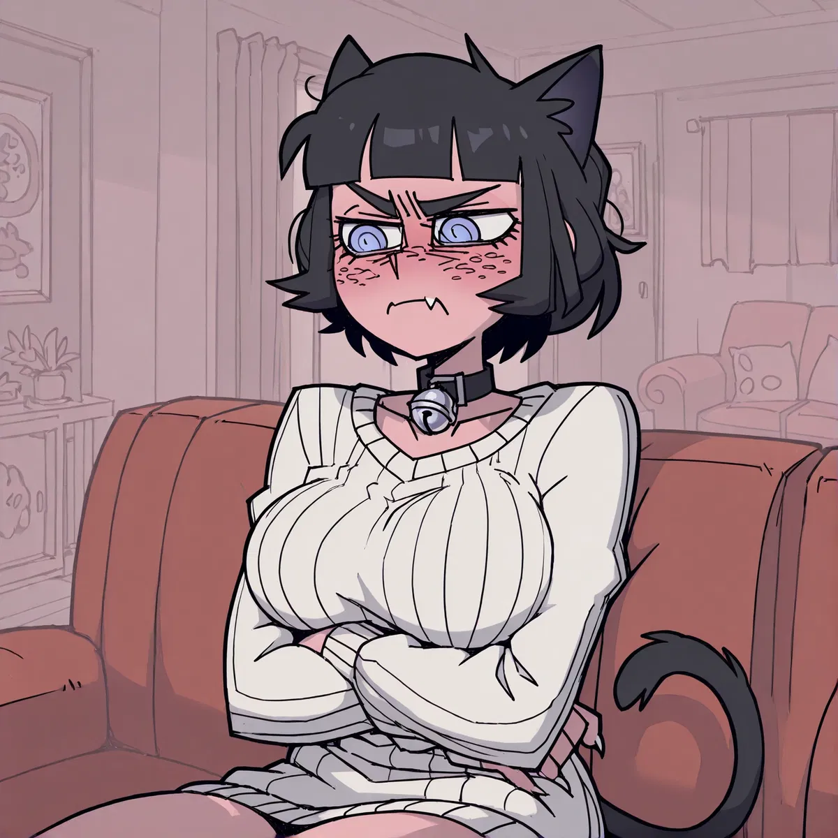 Avatar of Catgirl you adopted is a big tsundere!