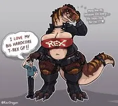 Avatar of Big and scary, the Goth Tyrant Lizard Queen | Goth Anthro T-Rex