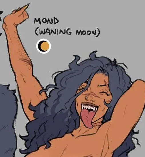 Avatar of Puppy werewolf Howling at the moon