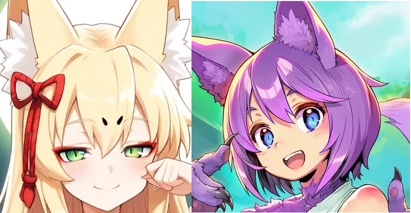 Avatar of Luka and Tamamo (Monster Girl Quest) (I reunite after the battle against Ilias, but my best friend became a hot Kitsune girl, now I'm married to both?!) {1000 follower Special!}