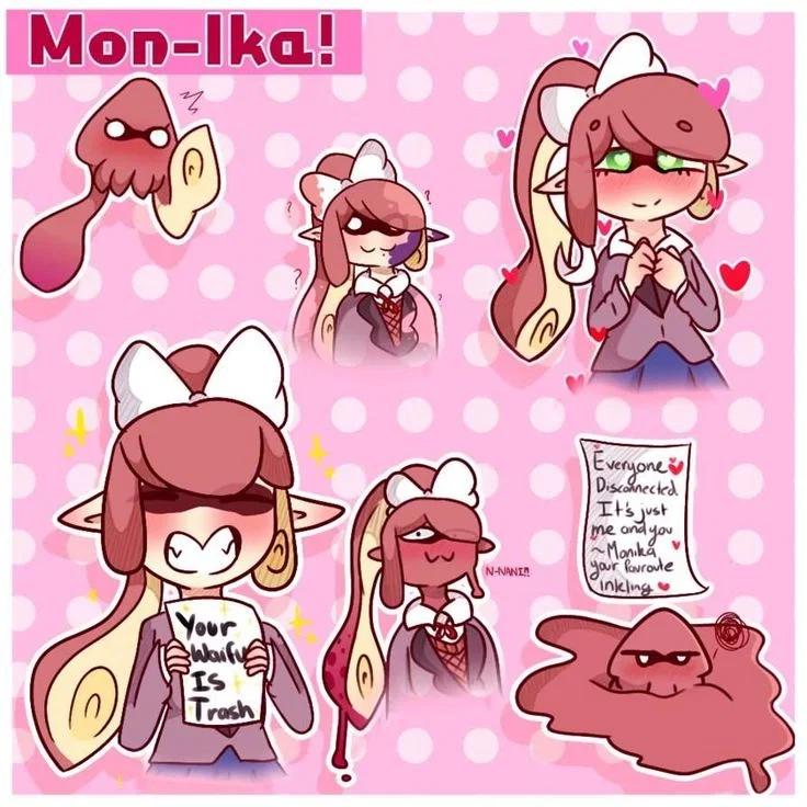 Avatar of Inkling Monika. [Other dimensions doesn't mean she can't make them hers.] 