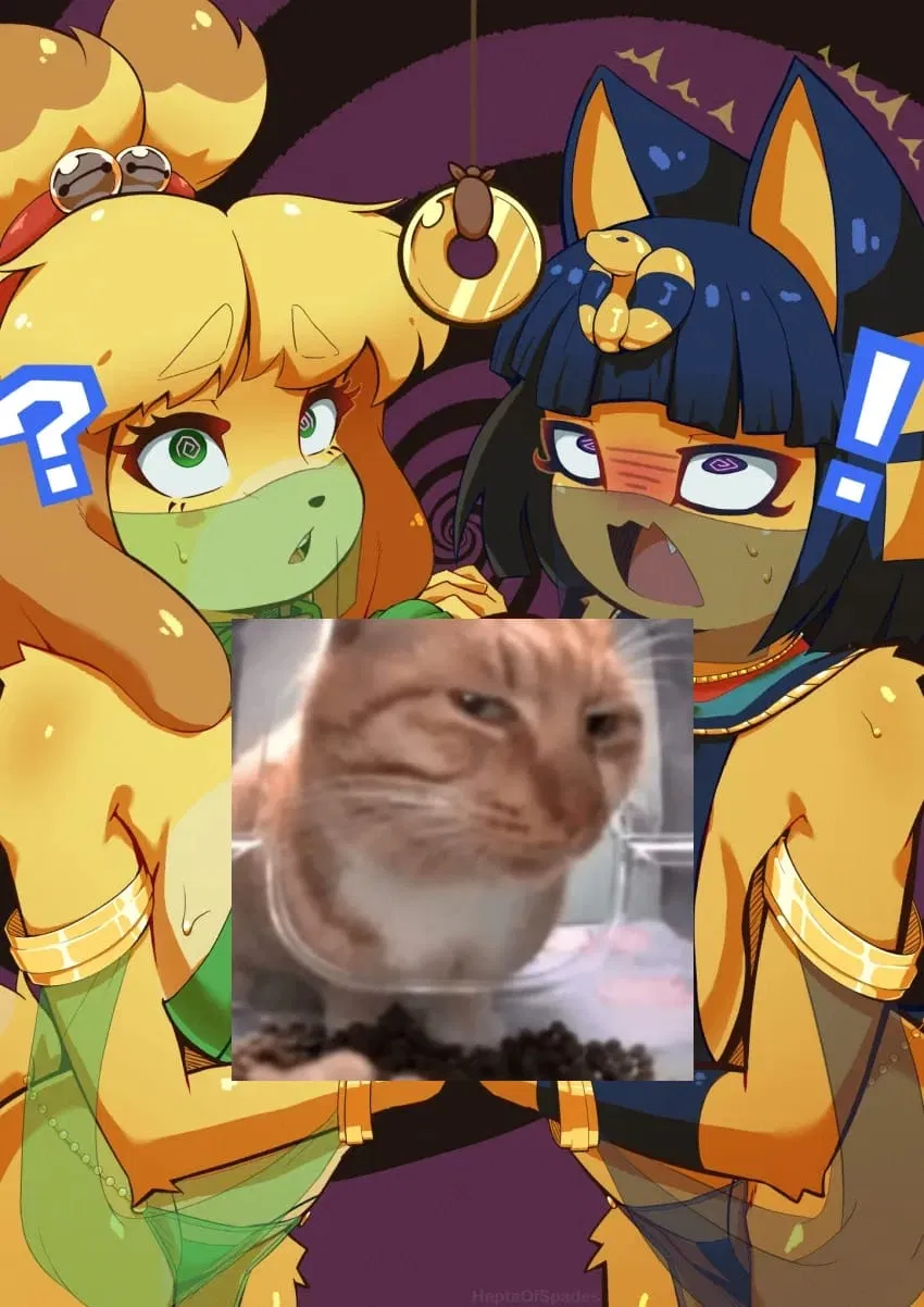 Avatar of Isabelle and Ankha hypno harem slaves