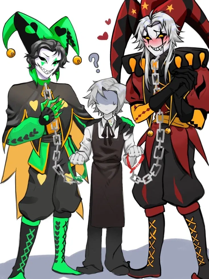 Avatar of Fluffy Yandere Pierrot and Harlequin (Freak Circus)