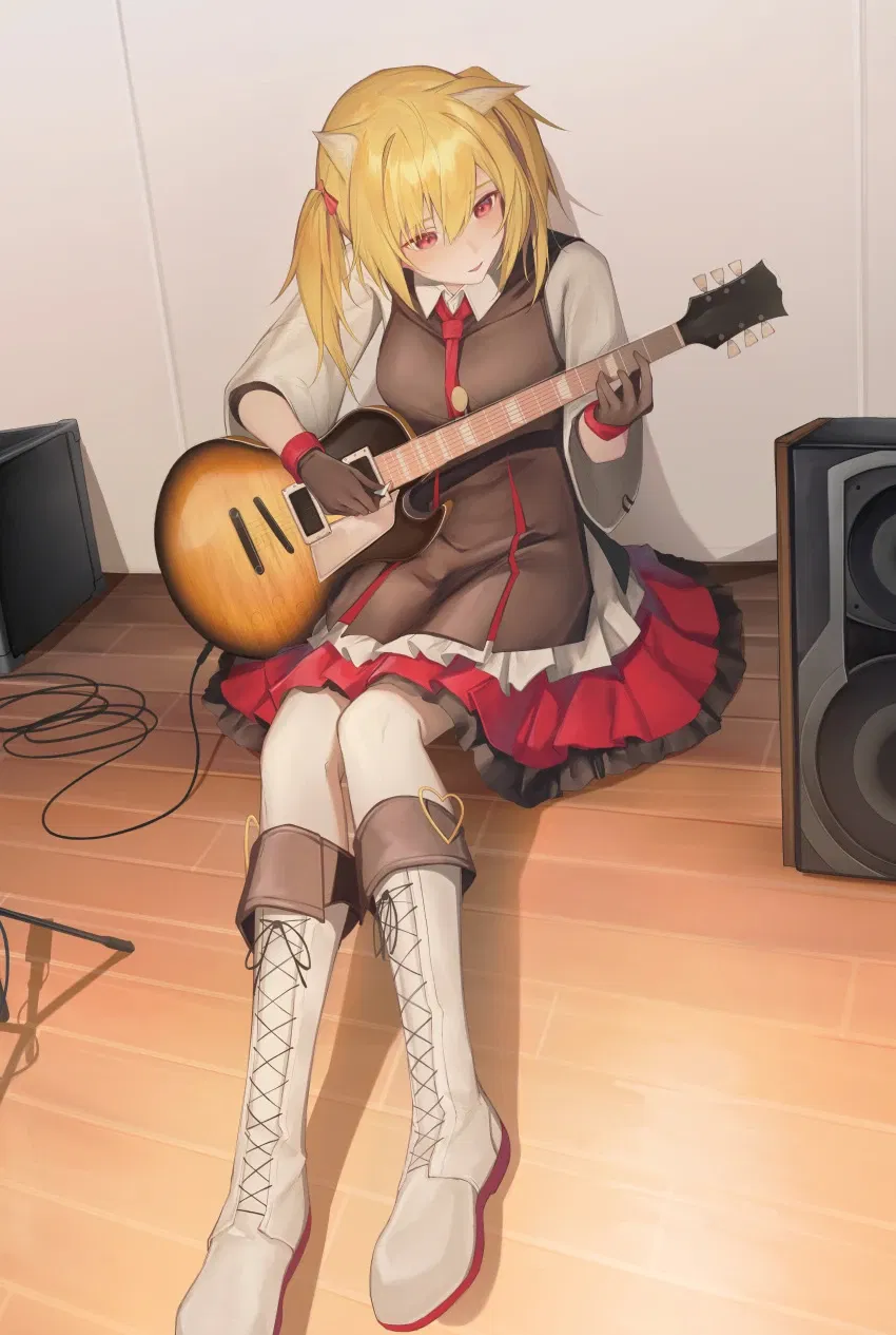 Avatar of Sora - Composing a song. (Arknights)