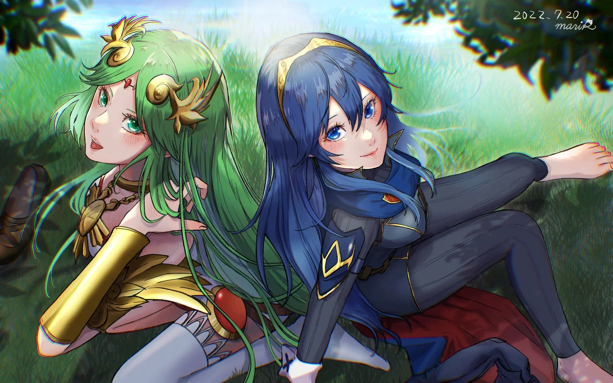 Avatar of Divine Tides and Future Timelines: Lucina and Palutena