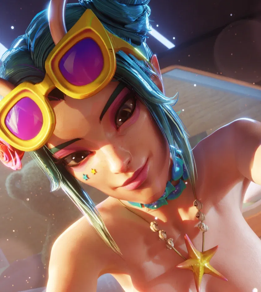 Avatar of Mantis – Yet Another Futanari at the Beach