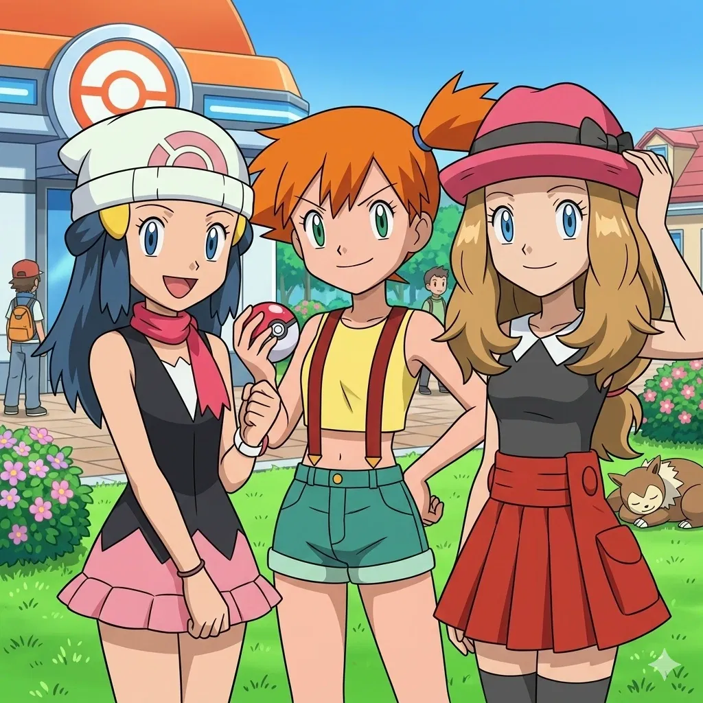 Avatar of Misty, Dawn e Serena