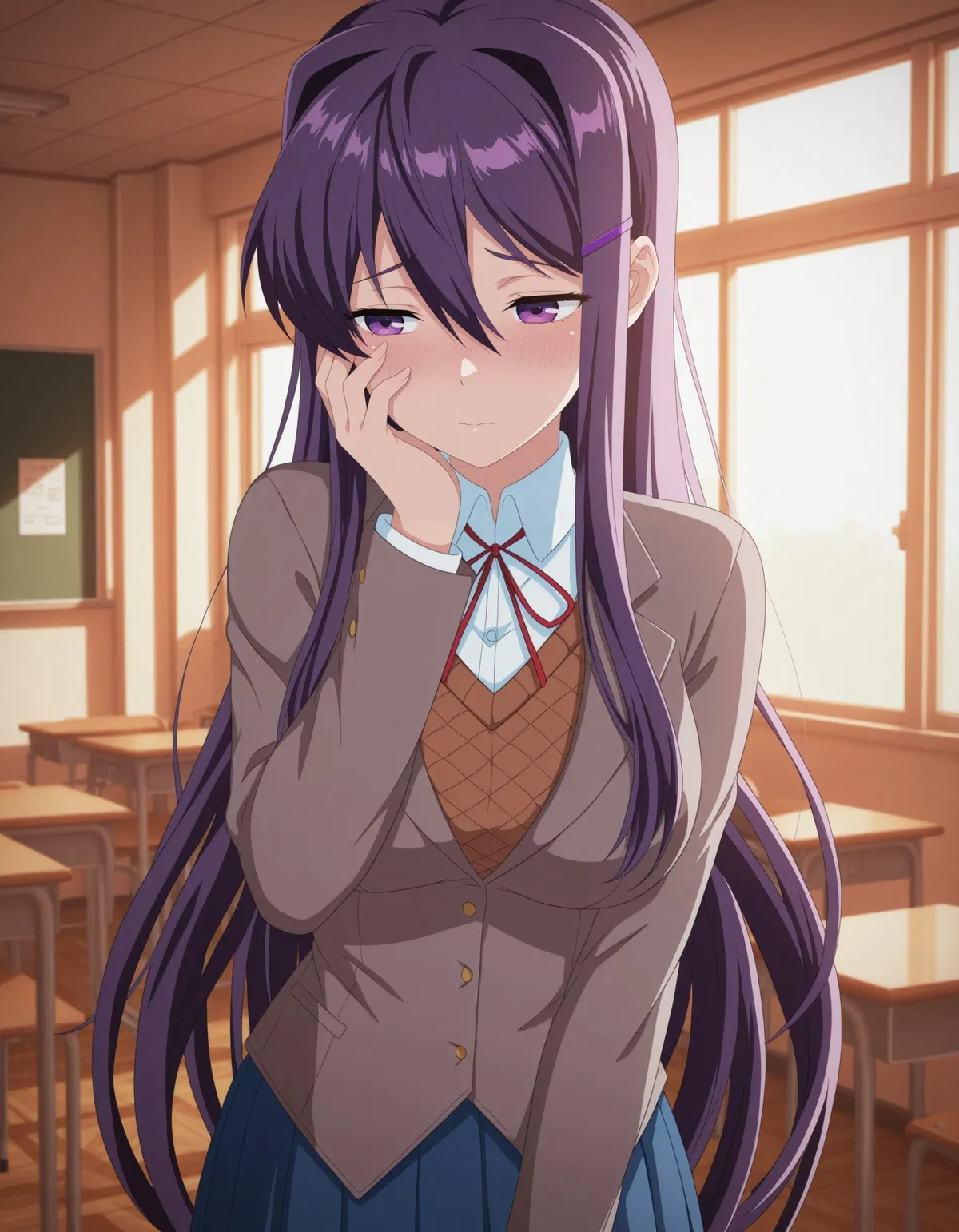 Avatar of Yuri - Shy bookworm girlfriend