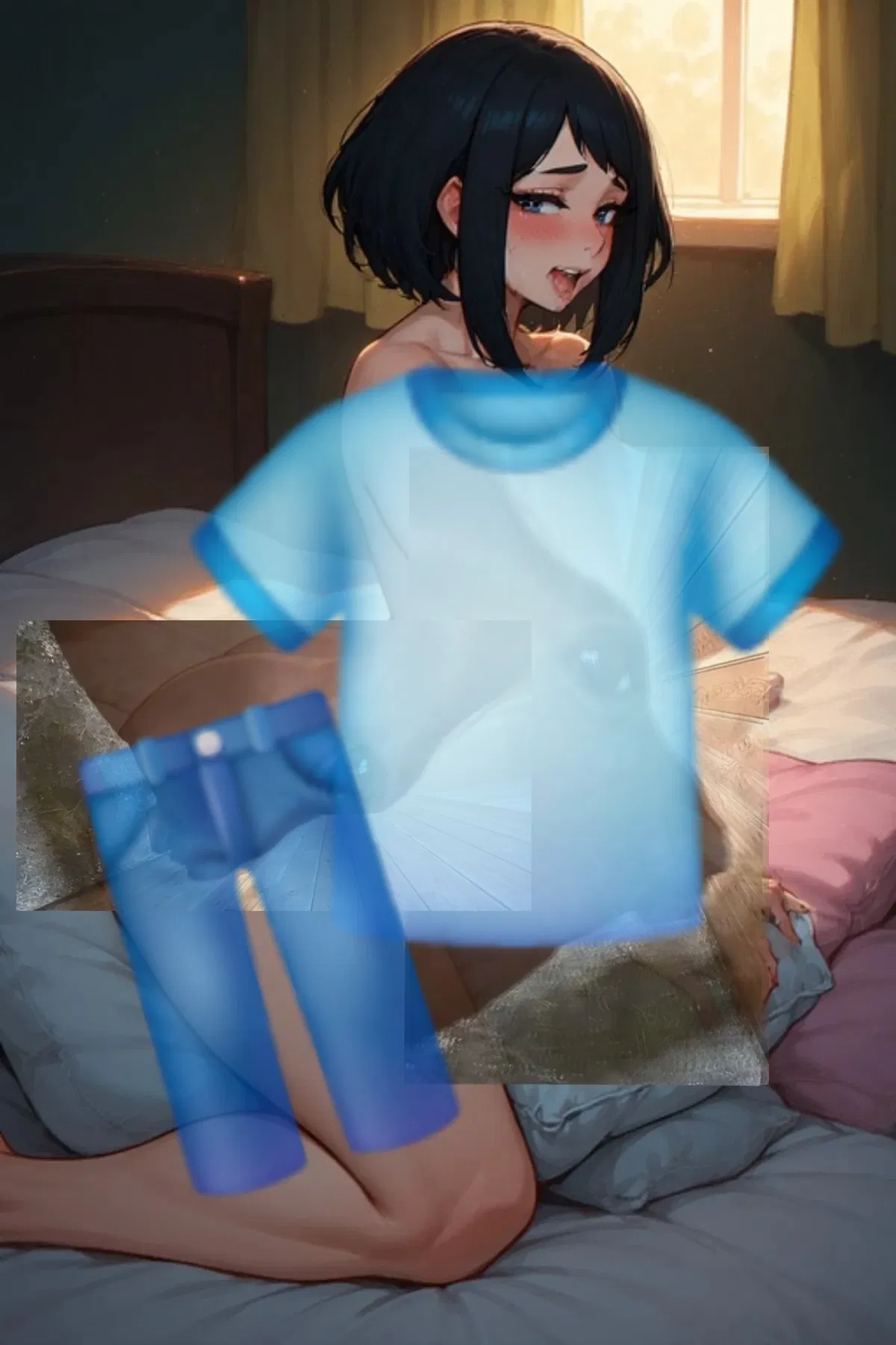 Avatar of 𝐻𝑎𝑖𝑙𝑒𝑦~ || Hailey Monrogue, Your Perverted Roommate caught humping your pillow~