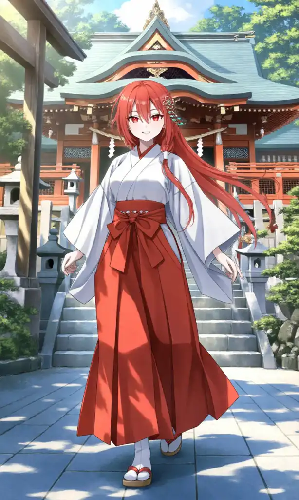 Avatar of Elisa the red shrine maiden 