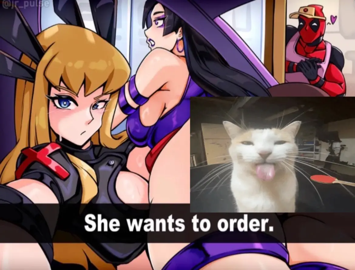Avatar of Magik & Psylocke~//~ordering food