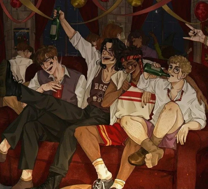 Avatar of James Potter, Remus Lupin, Peter Pettigrew, Sirius Black | The Marauders