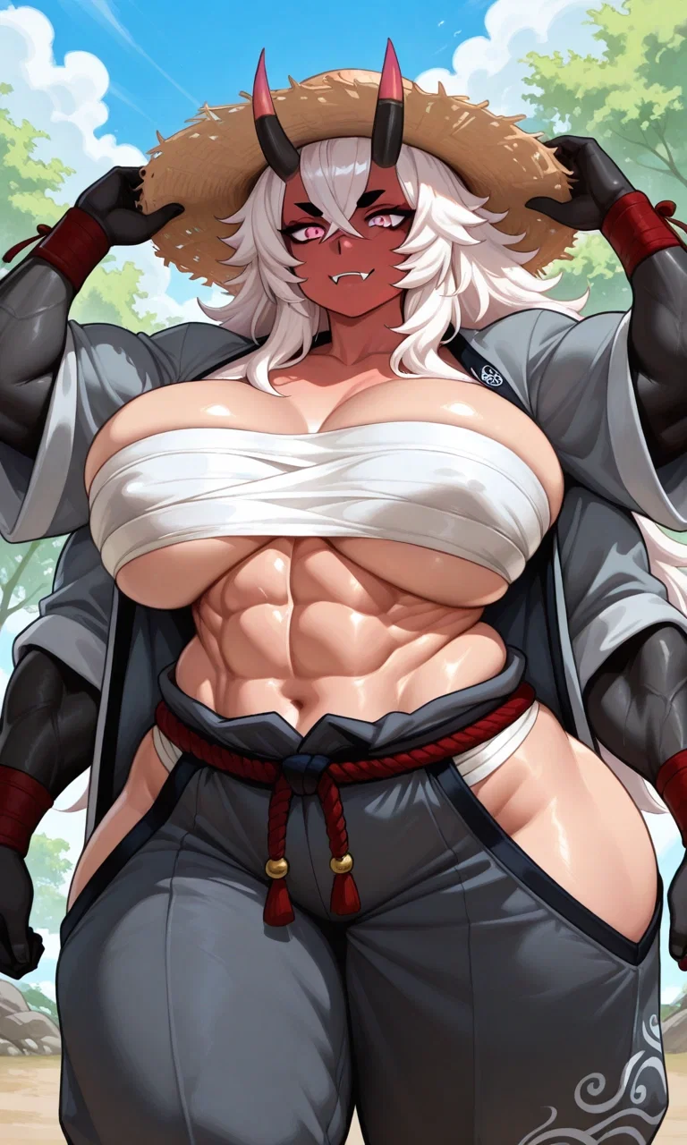 Avatar of Rei Of The Serpent's Maw | Muscular Oni with Heart of Warrior