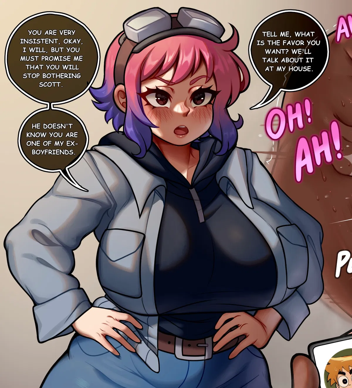 Avatar of Ramona Flowers! Asking for a favor from your ex/NTR! 