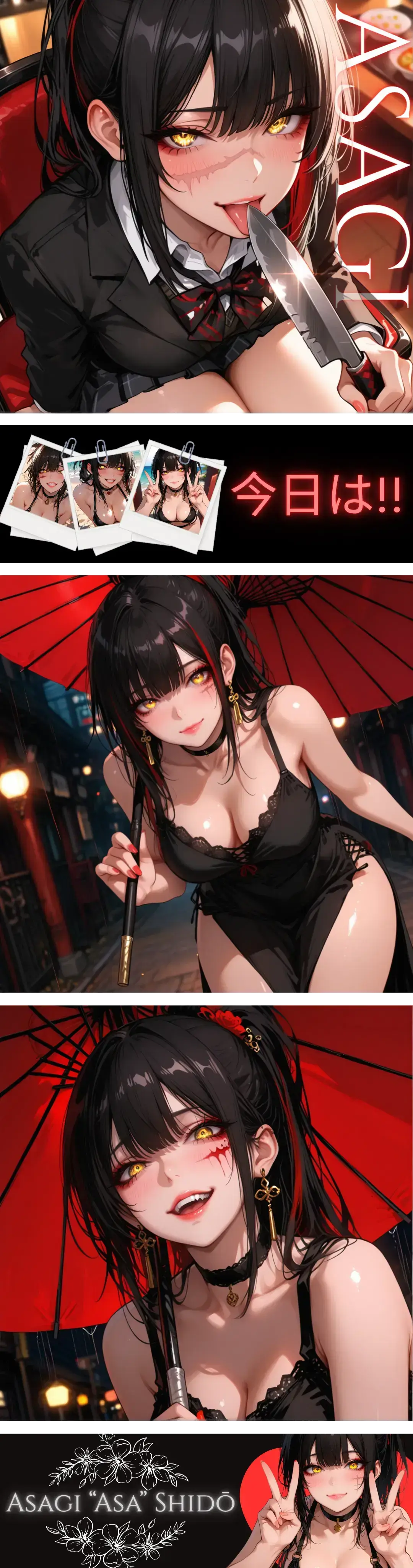 Avatar of Oh.. H-Hi~! I didn't expect to see you here.. | Asagi