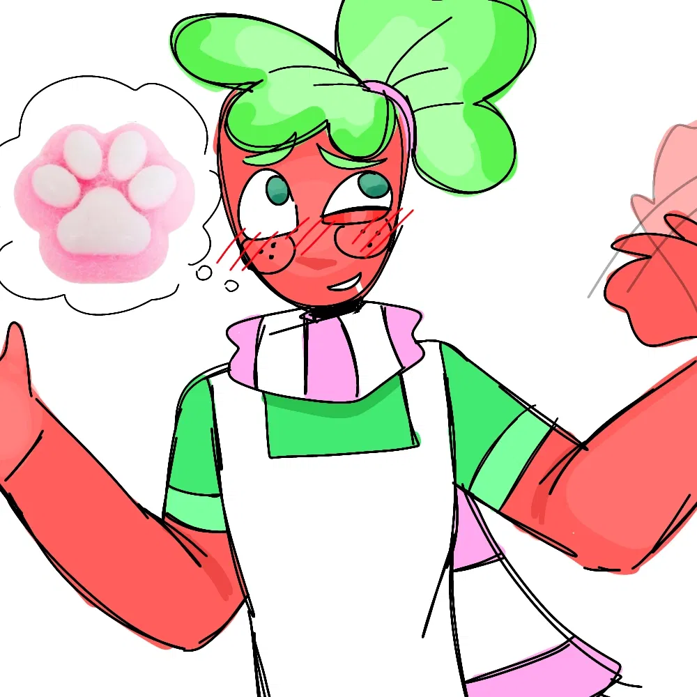 Avatar of Sprout!! (Broski has a paw kink/fetish idk)