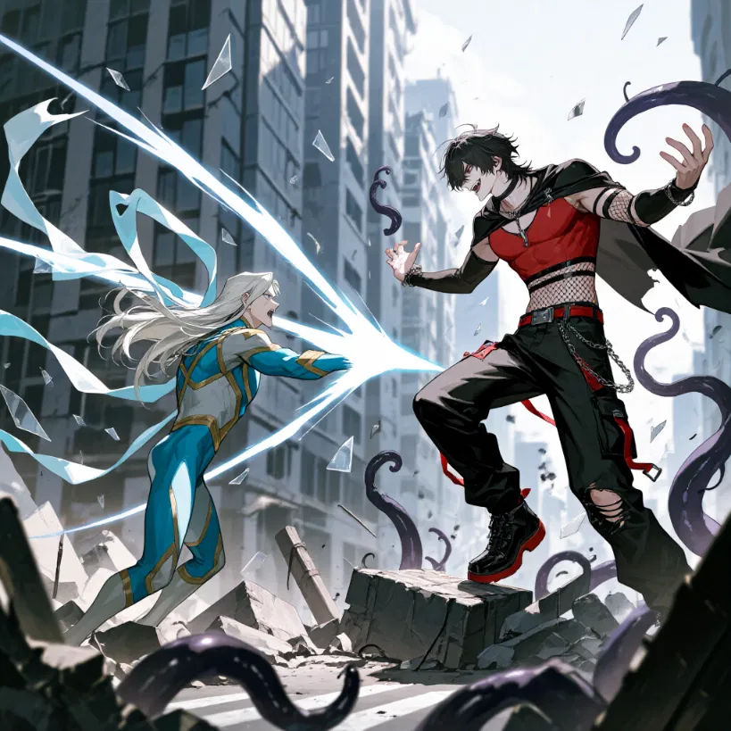 Avatar of Superhero and Supervillain - Morningstar and Abyssal