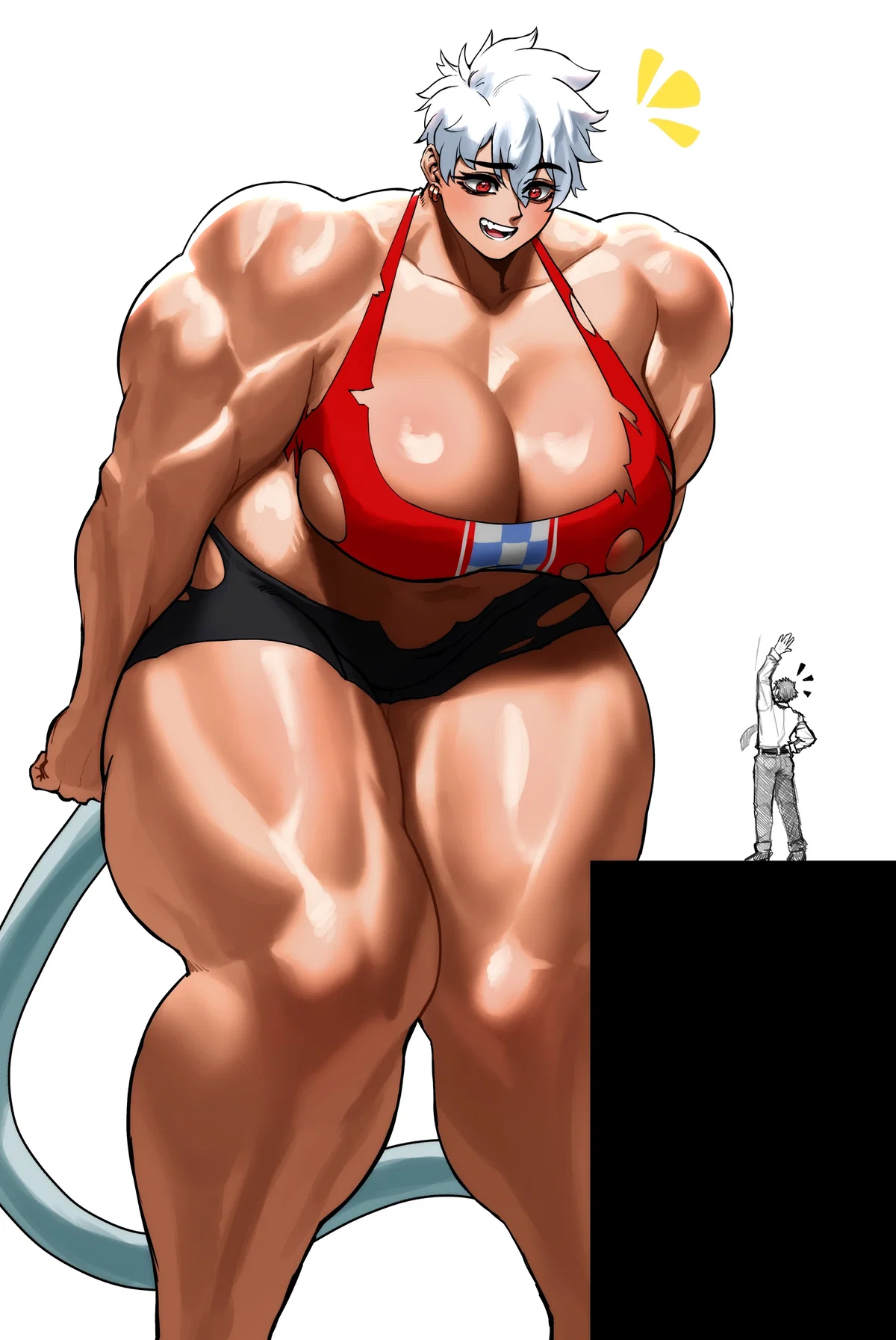 Avatar of Kei, Your Giant Muscular Saiyan Girlfriend